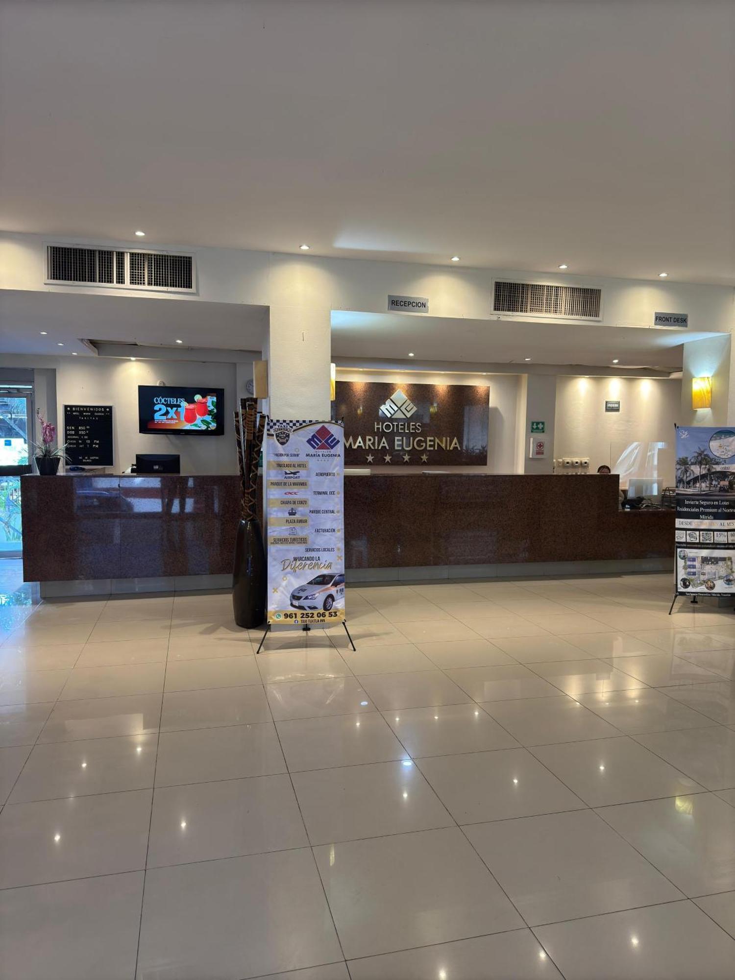 Hotel Maria Eugenia Tuxtla Gutiérrez Exterior foto